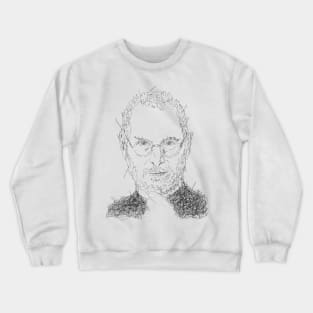 Steve Jobs Sketch Crewneck Sweatshirt